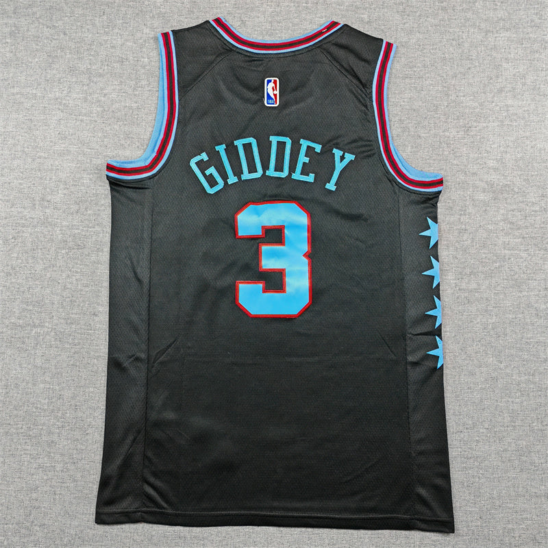 Josh Giddey Chicago Bulls. City Edition 2025-26