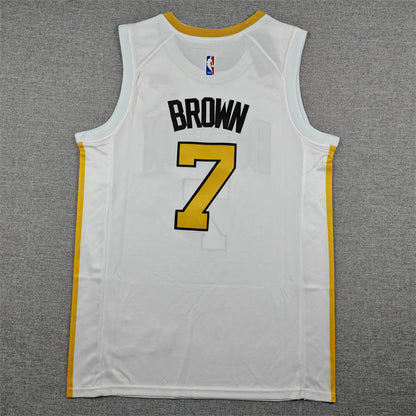 Jaylen Brown Boston Celtics. City Edition Gold 2025-26
