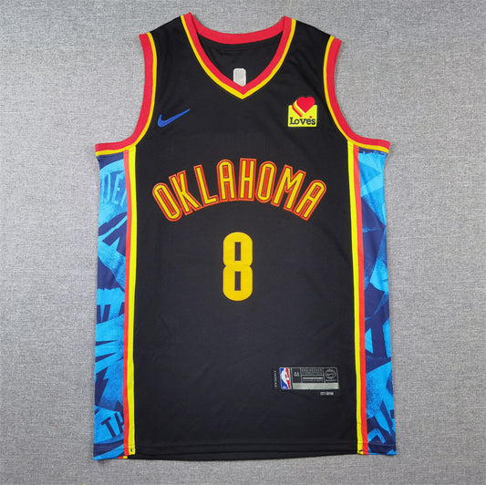 Jalen Williams Oklahoma City Thunder. City Edition 2024-25