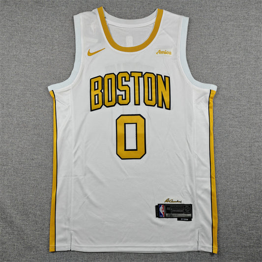 Jayson Tatum Boston Celtics. City Edition Gold 2025-26