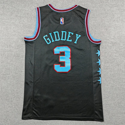 Josh Giddey Chicago Bulls. City Edition 2025-26