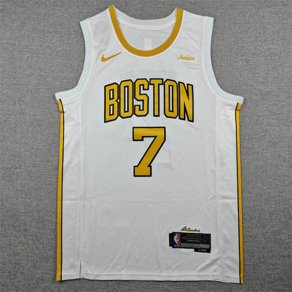 Jaylen Brown Boston Celtics. City Edition Gold 2025-26