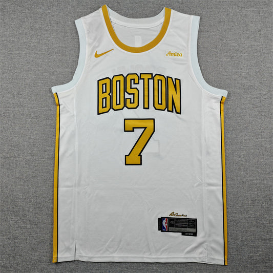 Jaylen Brown Boston Celtics. City Edition Gold 2025-26