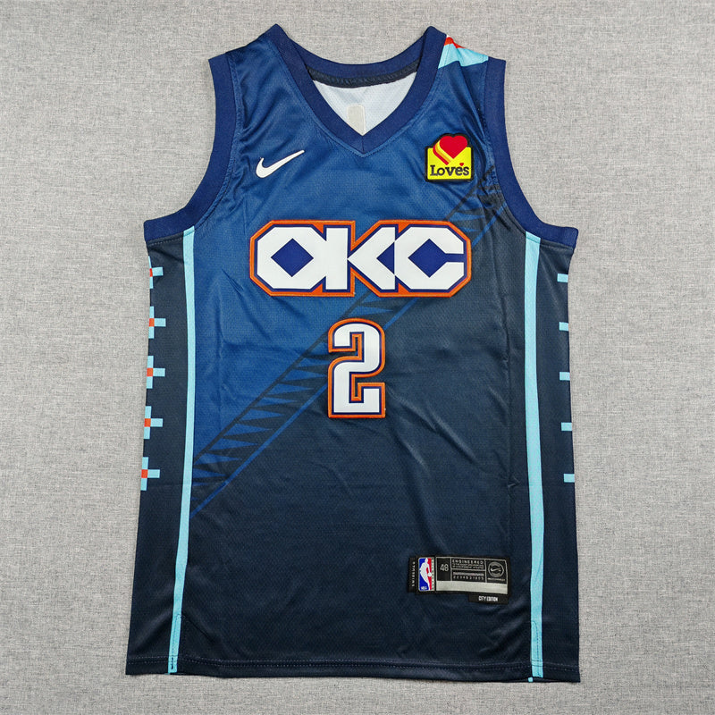 Shai Gilgeous-Alexander Oklahoma City Thunder. City Edition 2025-26