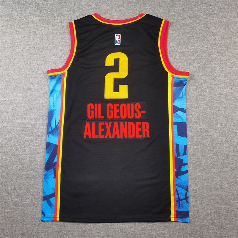 Shai Gilgeous-Alexander Oklahoma City Thunder. City Edition 2024-25