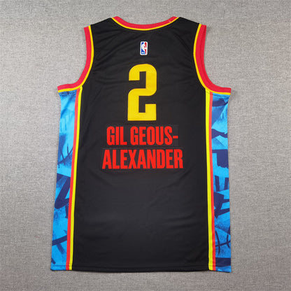 Shai Gilgeous-Alexander Oklahoma City Thunder. City Edition 2024-25