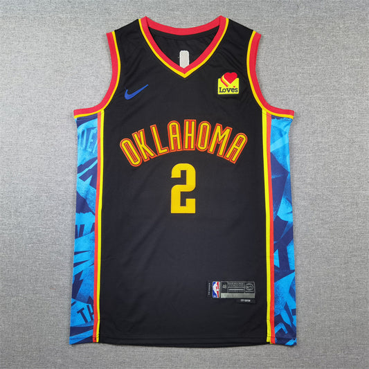 Shai Gilgeous-Alexander Oklahoma City Thunder. City Edition 2024-25