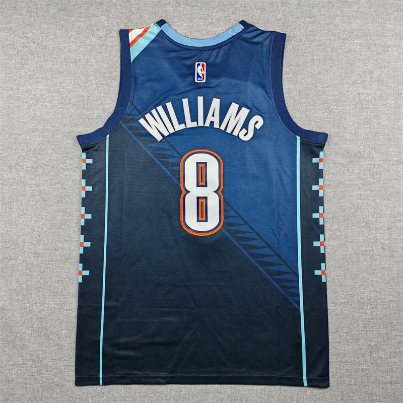 Jalen Williams Oklahoma City Thunder. City Edition 2025-26