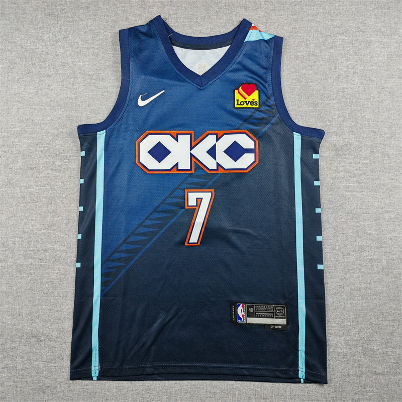 Chet Holmgren Oklahoma City Thunder. City Edition 2025-26